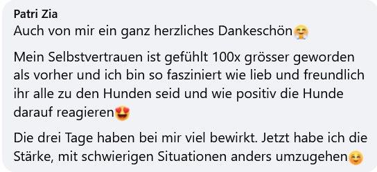 Bewertung von Patri Zia